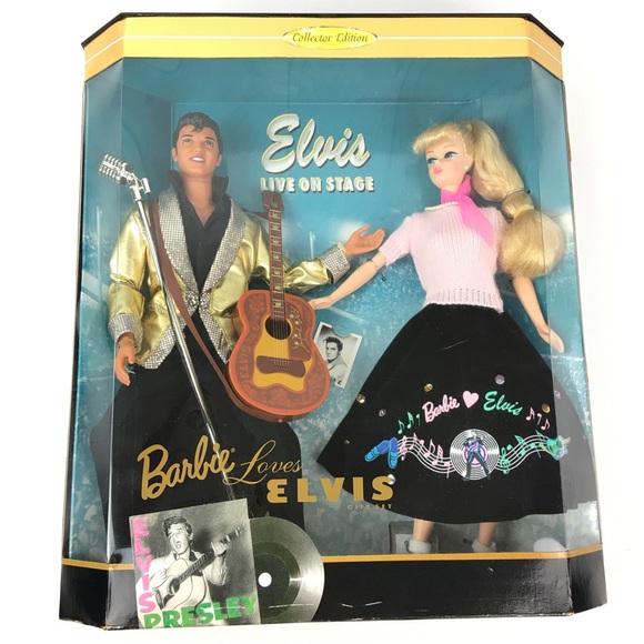 1996 barbie loves elvis gift set